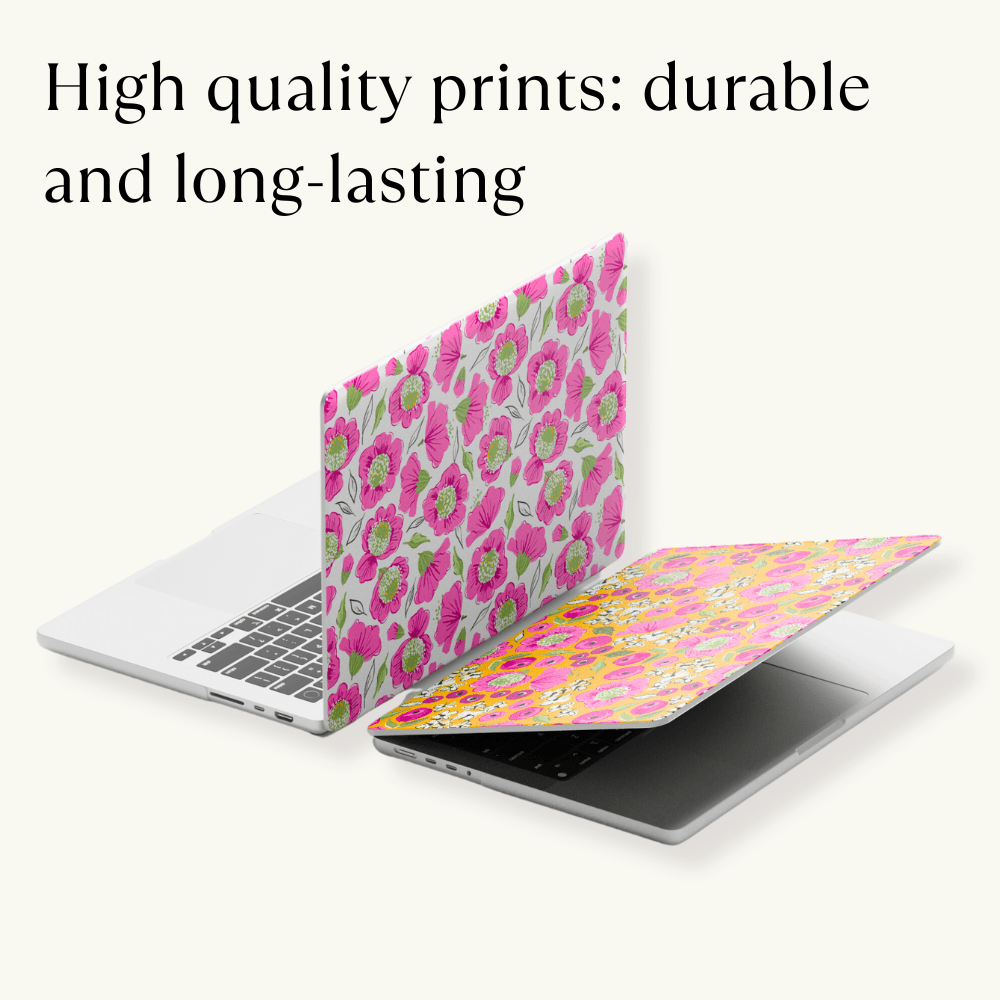 Laptop Hard Case - Floral Print - Mimoriva