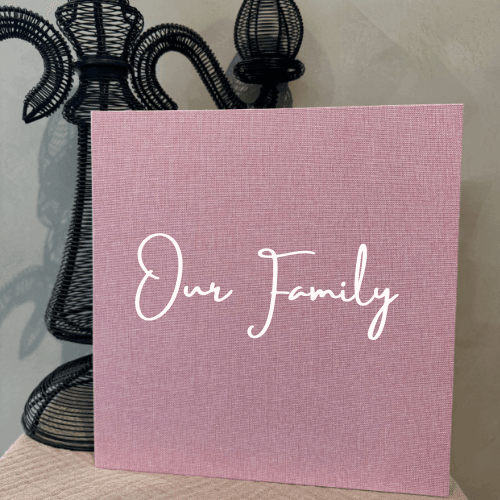 Personalized Self-adhesive Album - Cursive - Mimoriva