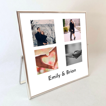 Premium Metal Frame - 4 Photo Collage