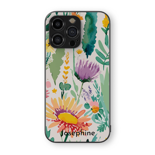 Custom iPhone Case - Floral Print - Mimoriva