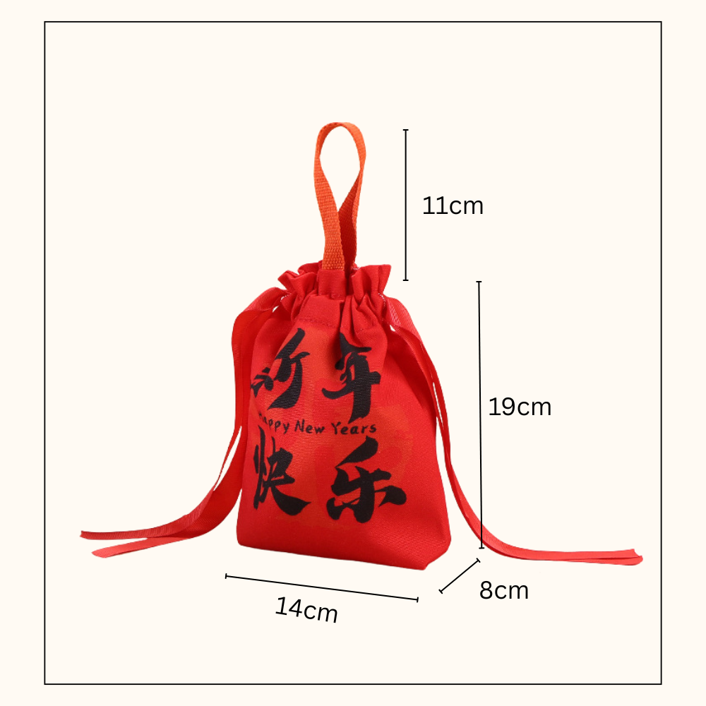 CNY Mandarin Orange Carrier Bag 3