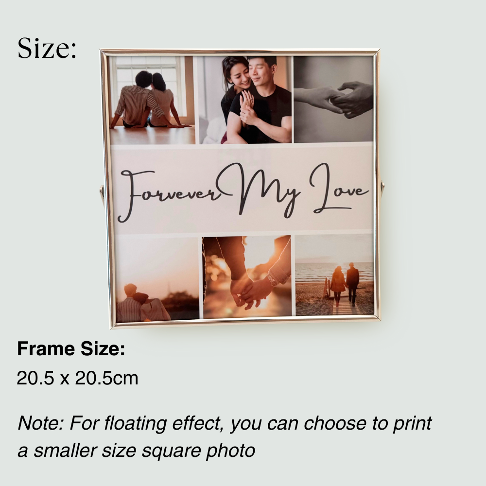 Premium Metal Frame - 4 Photo Collage
