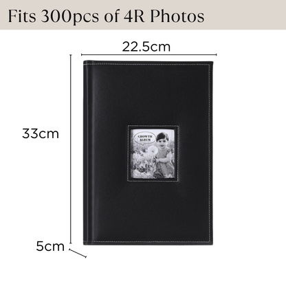4R PU Leather Album - 300 Pockets