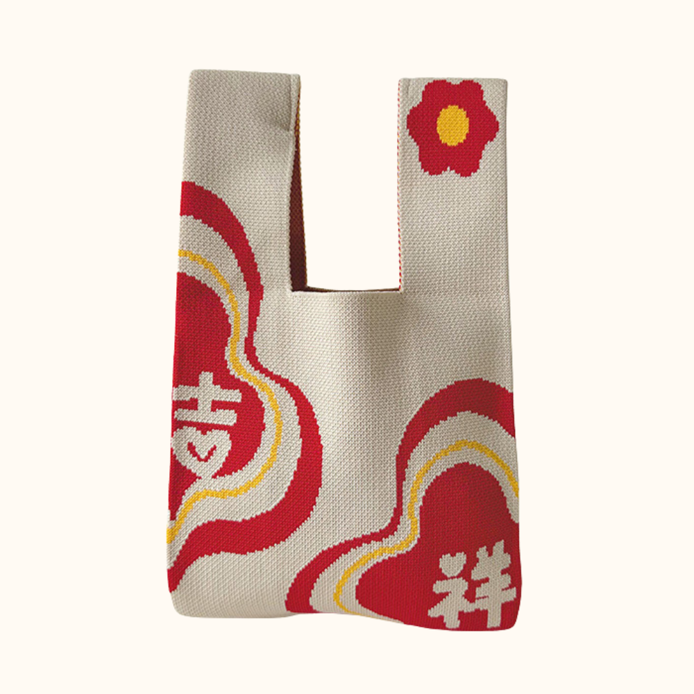 CNY Mandarin Orange Carrier Bag