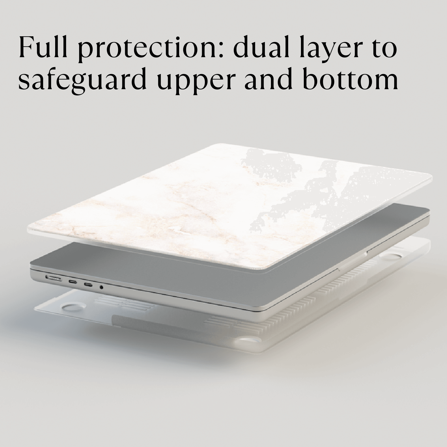 Laptop Hard Case - Marble - Mimoriva