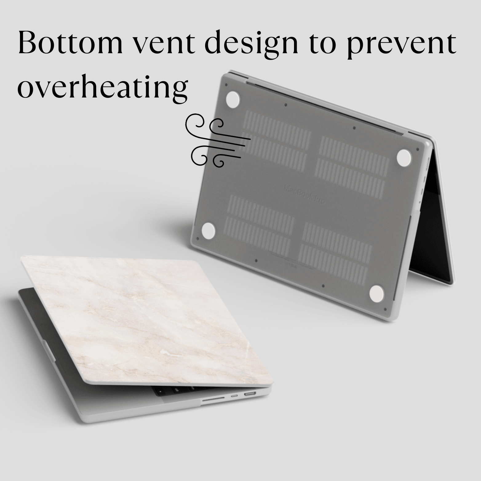 Laptop Hard Case - Marble - Mimoriva