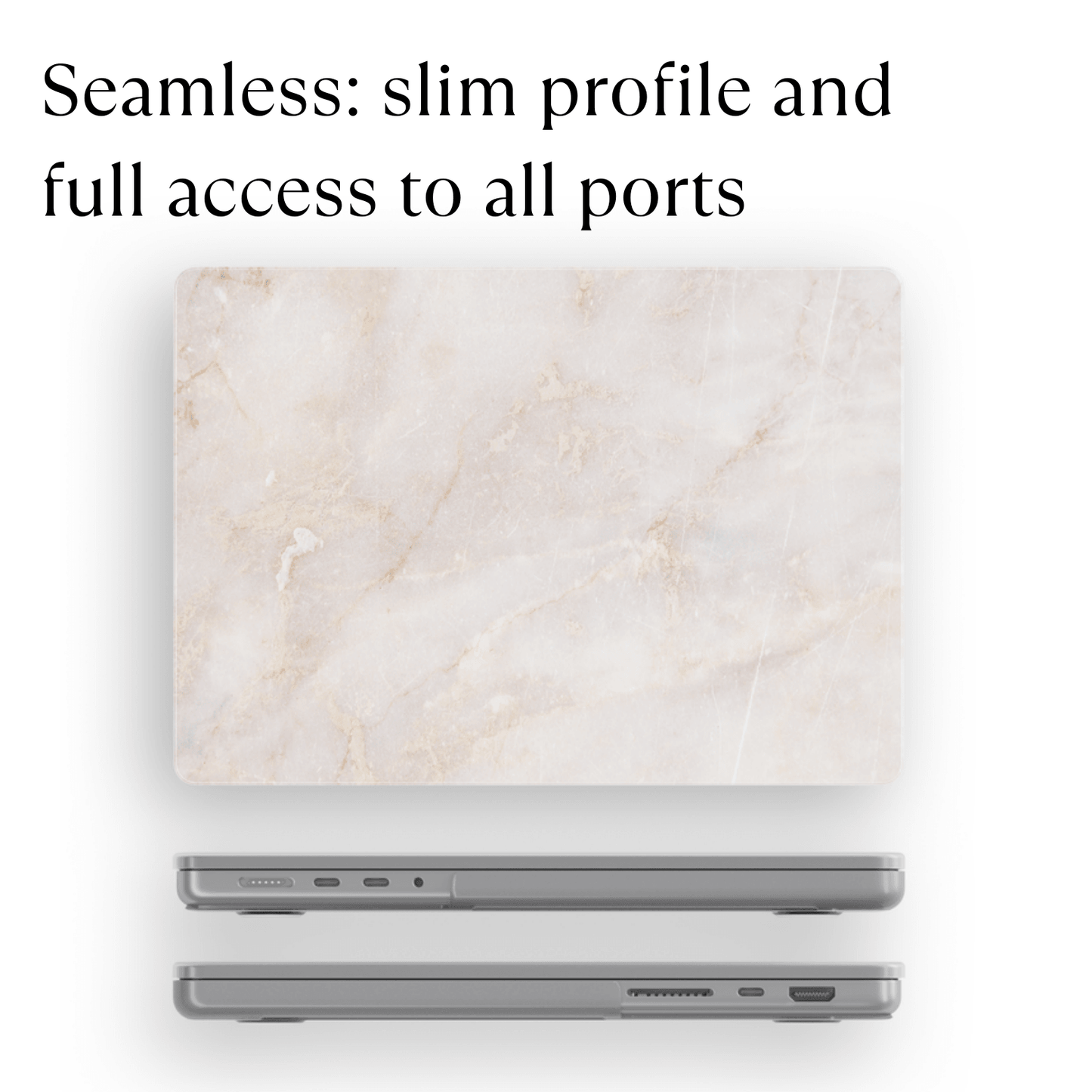 Laptop Hard Case - Marble - Mimoriva