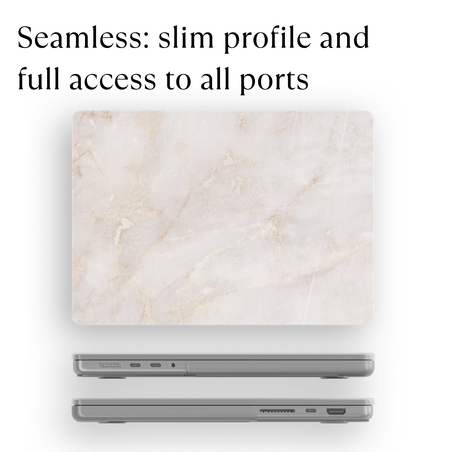 Laptop Hard Case - Marble - Mimoriva