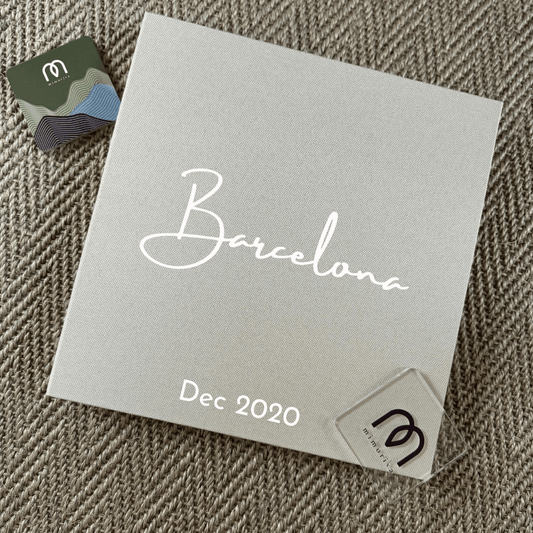 Personalized Self-adhesive Album - Cursive - Mimoriva